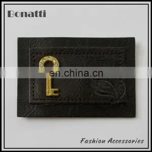 Fashion Rhinestone Leather Labels thumbnail-1