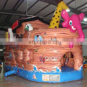 Obstacle Course Car Theme Inflatable With Jumping Area thumbnail-1