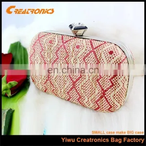 Color Knitting Evening Bag , Special Elegant Hand Clutch Bags thumbnail-2