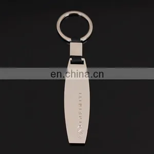 Blank Logo Keychain Leather Keychain thumbnail-1