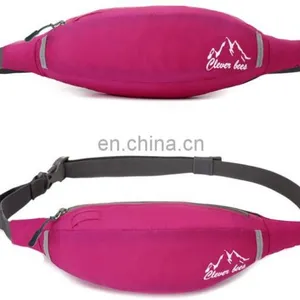 Custom Promotional Blue Polyester Nylon Sports Bag With Zipper for Extra Security for Running thumbnail-6