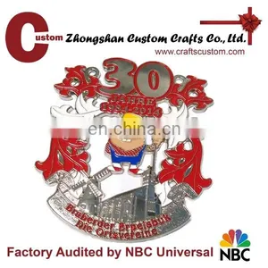 2013 Custom Cheap 3D Logo Cut Out Sports Medals thumbnail-4