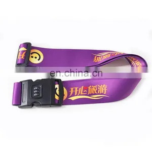200cm Length Adjustable Travel Suitcase Polyester Luggage Belt With Plastic Buckle thumbnail-4