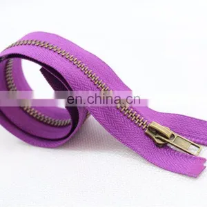 6 Colors Available,Close-open Metal Zippers With Pearl Slider, Multi-color #5 Zippers For DIY Sewing thumbnail-5