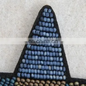 New Developing Star Beaded Patch Handmade Applique thumbnail-6