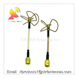FPV Antenna Clover Leaf Omni-Directional 5.8 GHz Circular Antenna Polarized Video/Audio Antenna thumbnail-1