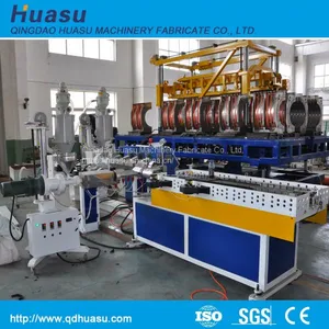 High Quality HDPE Single Wall Corrugated Pipe Extrusion Line Machinery thumbnail-1