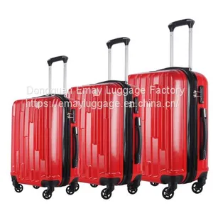 2019 Factory Polycarbonate PC ABS Trolley Luggage Carry Bag thumbnail-4