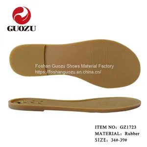 Women Sandal Sole Rubber Sandal Sole Flat Sandal Sole thumbnail-1