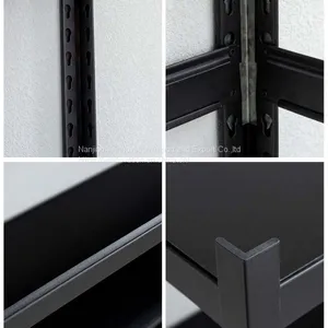 Home Black Shelf With Inner Holes thumbnail-3