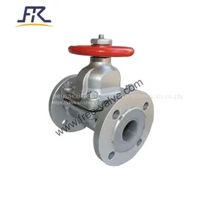 Flanged Fluorine Lined Diaphragm Valve ANSI 150LB thumbnail-2