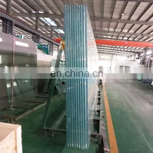 Glass Curtain Wall Ultra Clear Low Iron Heat Soaked Test Tempered Laminated Double Glazing Panels Facade Cost per Square Meter thumbnail-4