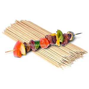 Bamboo Skewers on Grill Chicken Kabab Recipe Stick Kebab Skewers Chicken Skewers Grilled Chicken Skewer Sticks thumbnail-1
