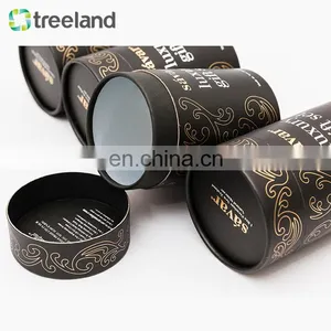 Custom Design Cylinder Paper Cardboard Luxury Perfume Bottle Paper Tube Packaging thumbnail-2