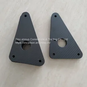 Custom Made CNC Cut Carbon Fiber Laminate Sheet Plates Make to Order Carbon Fiber Machined Parts thumbnail-1