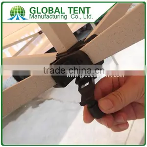 40mm Texture Color Coated Steel HEX 3x3m(10ft X 10ft ) Pop up Tent Frame thumbnail-5
