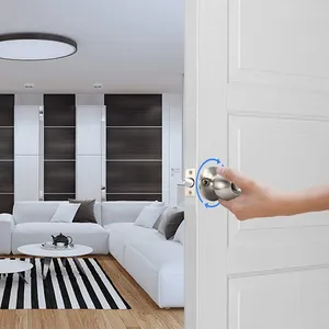 Grade 3 Residential Use Tubular Round Interior Knob Lock Door Handle thumbnail-5