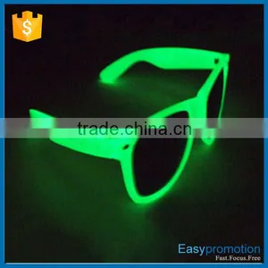 New and Hot Good Quality Glow in the Dark Sunglasses for Promotion thumbnail-1