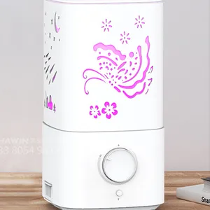 OEM Top Add Water Essential Oil Humidifier 4 Carved 2.5L Large Capacity Bedroom Aroma Humidifier thumbnail-1
