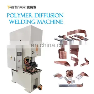 Automatic Ac Pneumatic Capacitor Discharge Door Panels Stainless Steel Pneumatic Metal Foot Pedal Diffusion Welding Machine thumbnail-3