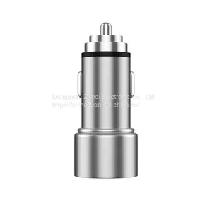 Custom LOGO QC 3.0 5V 3.5A Mini Fast Charge TYPE-C High-quality Dual USB Charger thumbnail-3