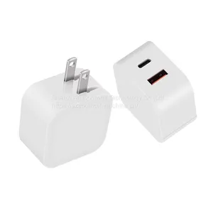 1a1c Output Us Plug 20W Fast Power Adapter 5V 3A, 9V 2.22A USB Transformer 12V 1.67A Type C Mobile Phone PD Charger thumbnail-2