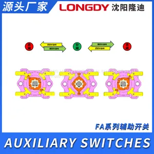 High Voltage Auxiliary Switches, Type FA, Sliding Contact Construction, for Motor-drive Mechanism, Three-position Mechanism, Quick-earthing Switches thumbnail-2