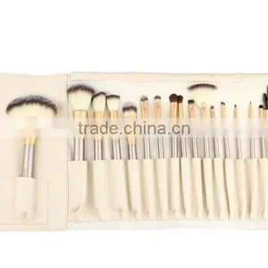 18pcs Face Use Beauty Brush Kit With Nature Long Bamboo Handle thumbnail-6