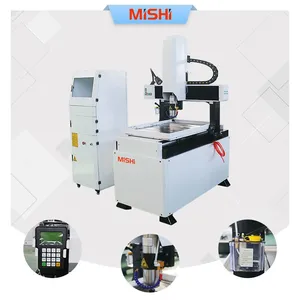 MISHI Small 3 Axis Cnc Milling Machine Cnc Router Small Size for Aluminum Cutting for Metal Mould Cnc Router thumbnail-1