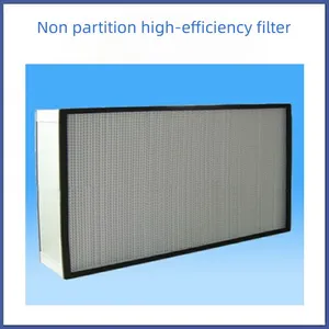 Aluminum Frame High-efficiency Filter Without Partition thumbnail-1
