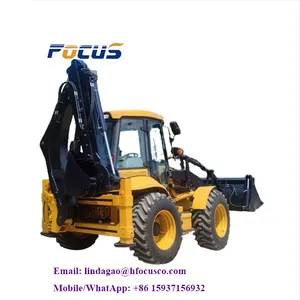 Backhoe Loader - Construction Equipment,New Backhoe Loader,China Price 80~100 HP Horse Cab Four-wheel Backhoe Loader for Sale thumbnail-2
