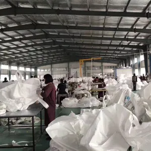 FIBC Jumbo Super Sacks 1ton 2 Ton Tubular for Gravel Sand Chemical Resin Construction Packaging a Metric Bag PP Super Sacks thumbnail-5