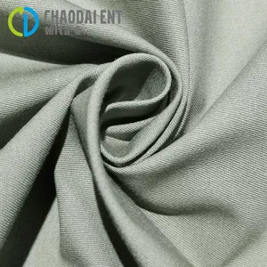 High-quality Woven Stretchy 38%Poly+57%Cotton+5%SP Twill Canvas Fabric for Workwear Uniforms thumbnail-1