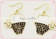 Gold Plated Zinc Alloy Basket Earrings thumbnail-1