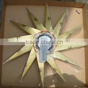 Original Quality Turbine Copper Sun Wall Clock thumbnail-4