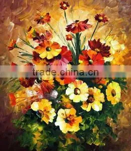 Hot Selling Still Life Flower Oil Painting on Canvas thumbnail-1