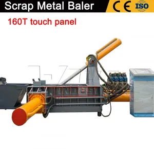 Waste Bottle Baling Press Baler Machine Waste Compactors thumbnail-1