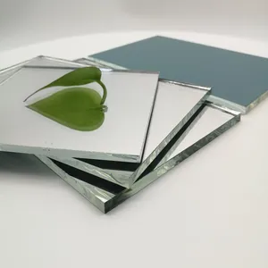 2-6mm High Definition Bright Colored Mirror Glass Sheets For Copper Free Lead Free Waterproof Silver Mirror Glass thumbnail-2