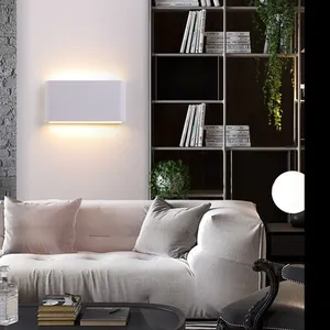 Modern Minimalist LED Wall Lamp Outdoor Waterproof Courtyard Corridor Ultra-thin Living Room Bedroom Bedside Dual Head Wall Lamp thumbnail-4