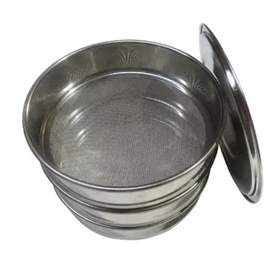 Metal Sieve Used for Separating and Crushing Lumps in Dry Ingredients Such As Flour thumbnail-4
