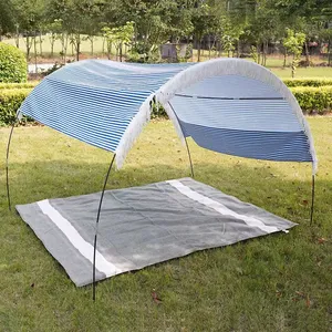 Promotional Beach Gazebo Affordable Price, Beach Sun Shelter With Carry Case, Commercial Grade Aluminum Frame for Hotel and Villa Resort Supply thumbnail-2