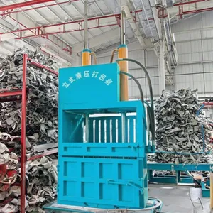 Hydraulic Vertical Baling Press Machine Waste Cardboard Plastic Metal Scrap Compaction Baler thumbnail-1