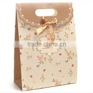 Adorable Floral Print Gift Paper Bag thumbnail-1