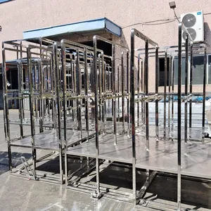 Standard-Compliant Metal Container Trolley for Warehouse Operations thumbnail-1