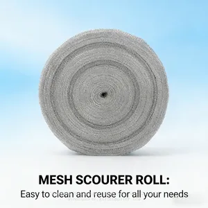 Galvanized Steel Wool Cleaning Ball for Cast Iron Seasoning Prep and Cleaning thumbnail-5