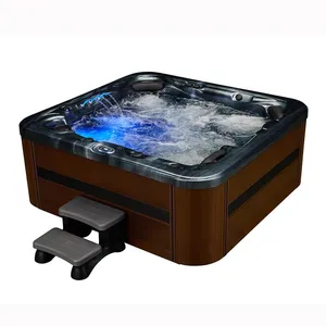 Deep Soaking Acrylic Whirlpool Bathtub With Air Bubble Bahamas Hydromassageeffectivelyrelievesmusclefatigue. thumbnail-1