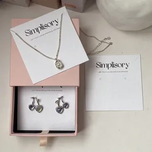Jewelry Paper Luxury Necklace Package Box thumbnail-3