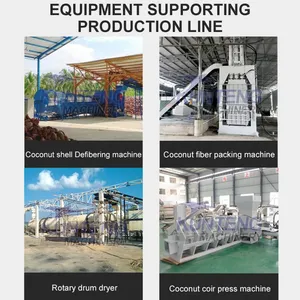 Coconut Shell Fiber Block Making Machine Sisal Fiber Vertical Baling Machine EPC thumbnail-5