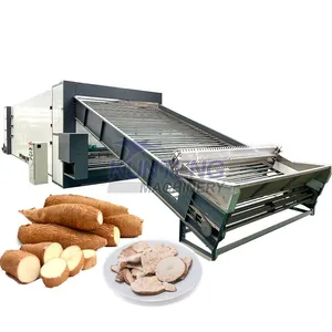Automatic Continuous Cassava Residue Grape Banana Flower Coffee Bean Mesh Belt Dryer EPC thumbnail-1