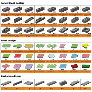 Factory Semi-Automatic Concrete Hollow Block Brick Making Machine 4-35 Cement Brick Production Equipment thumbnail-4
